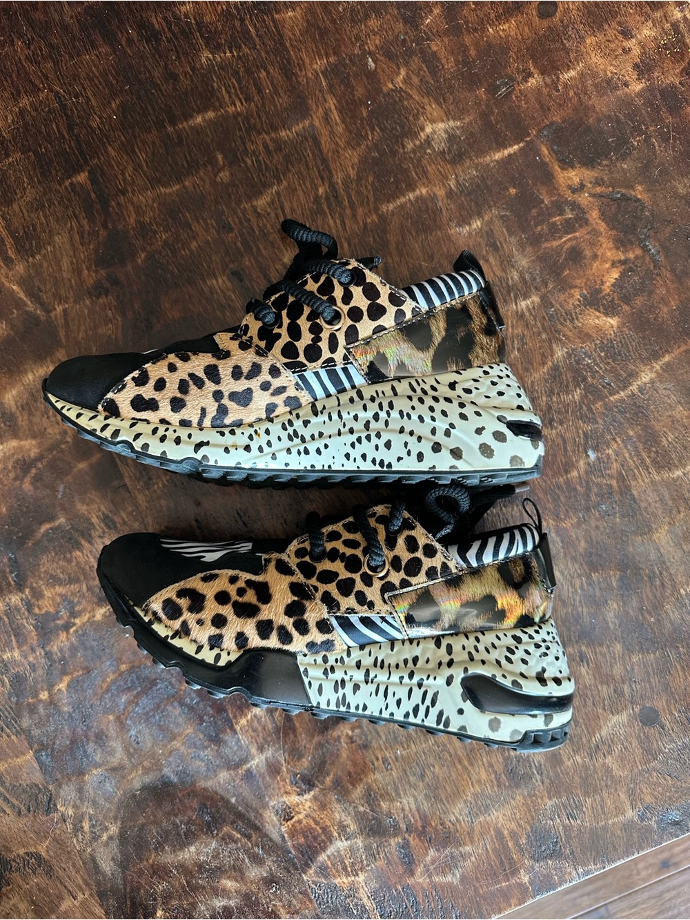 Steve Madden Animal Print Sneakers